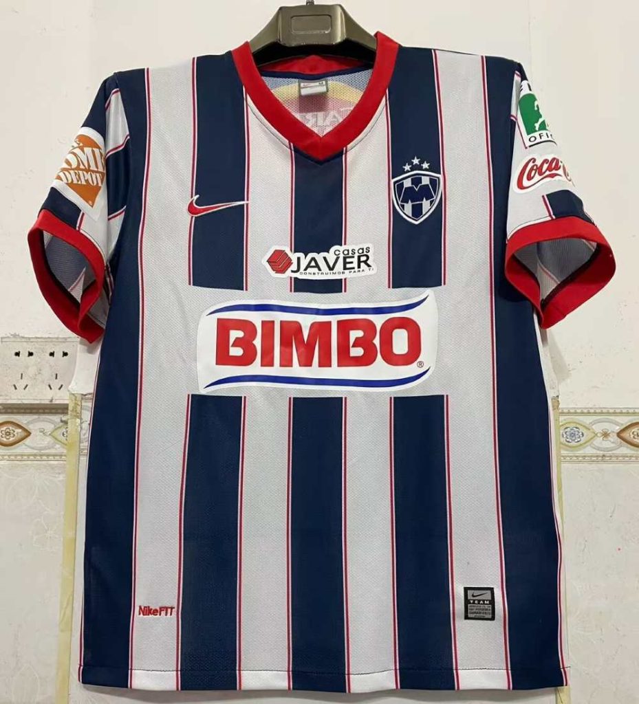 Monterrey 2009-10 Local The logo has three stars Camiseta