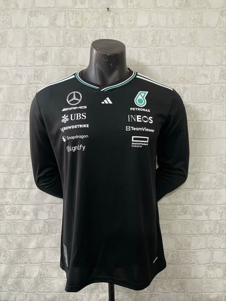 Mercedes 2025 Racing Camiseta de manga larga