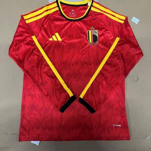 Bélgica 2026 FIFA World Cup Camiseta local de manga larga