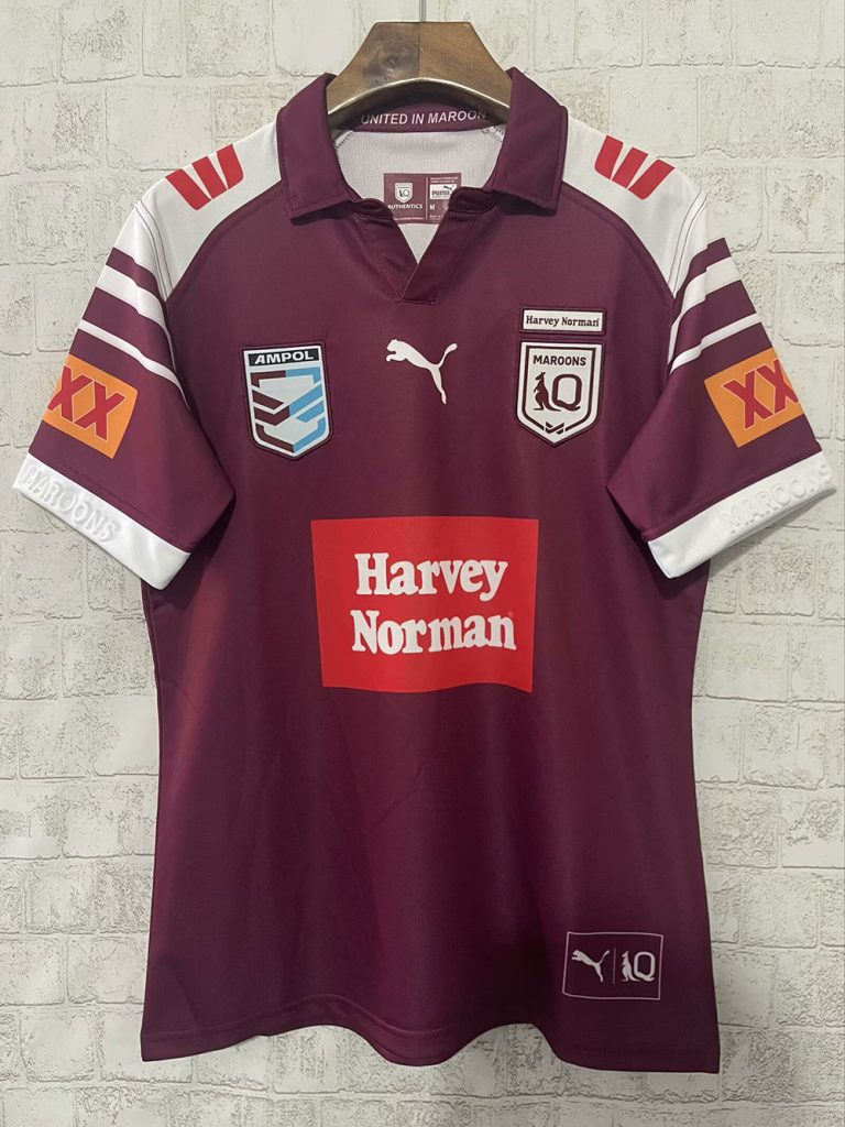 Queensland Maroons 2025 Visitante Rugby Camiseta