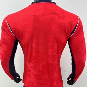 Inglaterra 2026 FIFA World Cup Camiseta visitante versión jugador de manga larga