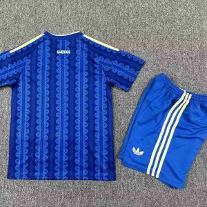 niños Suecia 2026 FIFA World Cup Visitante Kit