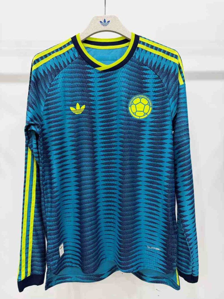 Colombia 2026 FIFA World Cup Camiseta visitante de manga larga