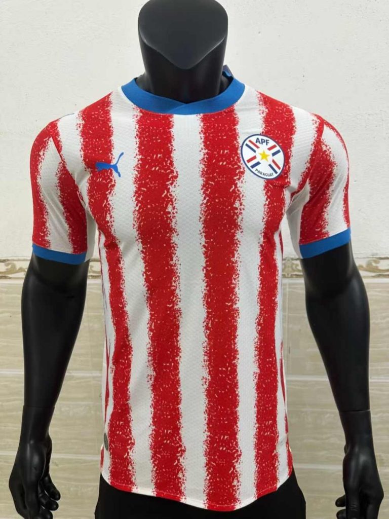 Paraguay 2026 FIFA World Cup Camiseta local versión jugador
