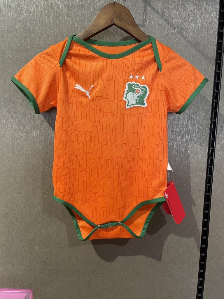 Bebé Costa de Marfil 2025-26 Body de fútbol