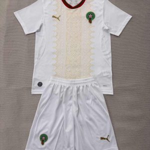 niños Marruecos 2026 FIFA World Cup Visitante Kit