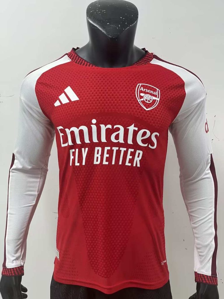 Arsenal 2026-27 Camiseta local versión jugador de manga larga