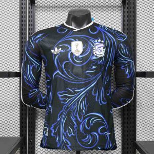 Argentina 2026 FIFA World Cup Camiseta visitante versión jugador de manga larga