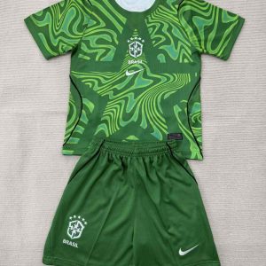 niños Brasil 2026 FIFA World Cup Portero Kit