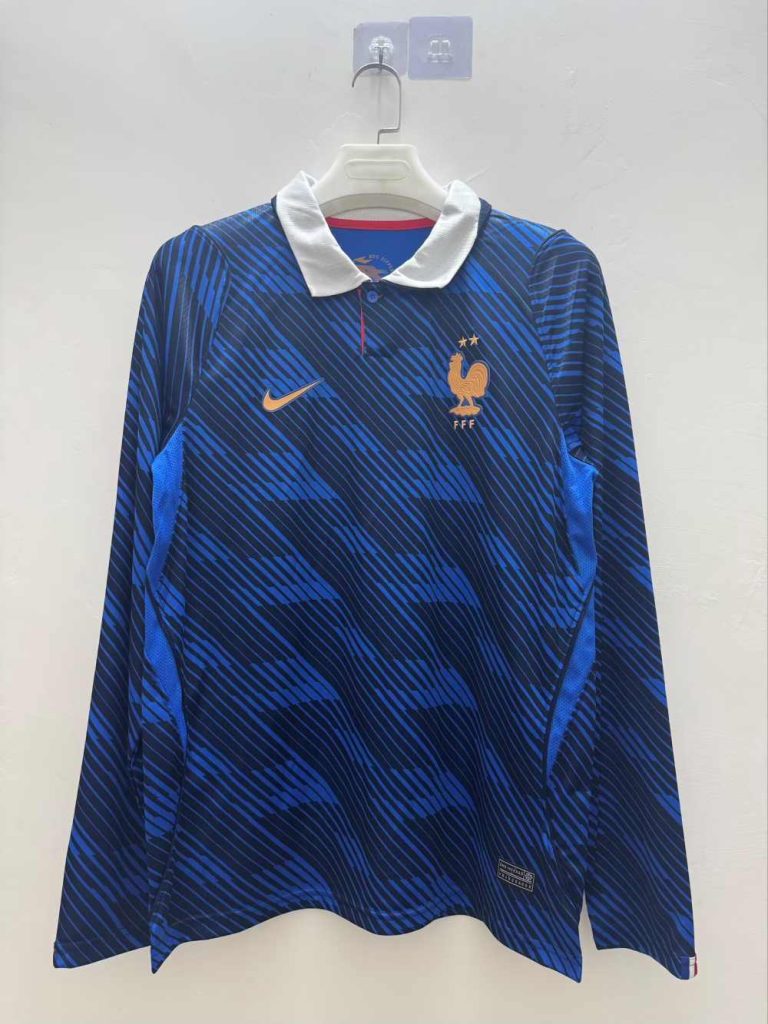 Francia 2026 FIFA World Cup Camiseta local de manga larga