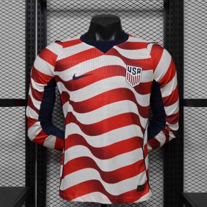 Estados Unidos 2026 FIFA World Cup Camiseta local versión jugador de manga larga